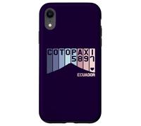Mont Cotopaxi Équateur Amérique du Sud Volcan Souvenir Rétro Coque pour iPhone XR