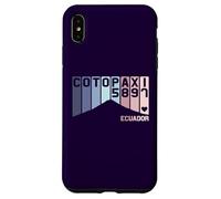 Mont Cotopaxi Équateur Amérique du Sud Volcan Souvenir Rétro Coque pour iPhone XS Max