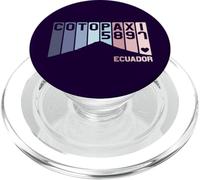 Mont Cotopaxi Équateur Amérique du Sud Volcan Souvenir Rétro PopSockets PopGrip pour MagSafe