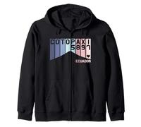 Mont Cotopaxi Équateur Amérique du Sud Volcan Souvenir Rétro Sweat à Capuche