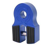 Mont de Manille de treuil Lourd 30000lbs Chargement Universal D Ring Mount avec Pin de Fer en Caoutchouc pour ATV UTV SUV Pickup Trucks Aluminium Alliage (Bleu)