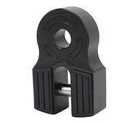 Mont de Manille de treuil Lourd 30000lbs Chargement Universal D Ring Mount avec Pin de Fer en Caoutchouc pour ATV UTV SUV Pickup Trucks Aluminium Alliage (Noir)