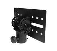 Mont de trépied en métal rotatif - Adaptateur de poteau de haut-parleur DJ de 35 mm, connecteur de support de stade lourd | Outil de support de montage en métal noir, pôle trépied réglable pour scène,