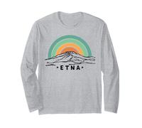 Mont Etna Ätna Volcan Palerme Sicile Italie Cadeaux de randonnée Manche Longue