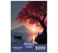 Mont Fuji Japon Puzzle 1000 Pièces Educa Cadeau Unique De l'art De La Décoration Le Beau Volcan Jeu Éducatif Challenge Toy pour Adultes Et Enfants À Partir De 12 Ans 38x26cm/1000pcs