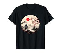Mont japonais fuji Sakura et Samouraï dans un Paysage- japan T-Shirt