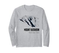 Mont Katahdin Maine Couteau Edge Trail Randonnée Souvenir Manche Longue