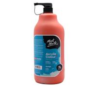 Mont Marte Discovery School Peinture acrylique - Orange - 2 litres. Idéale pour les étudiants et les artistes. Excellent couvrant et séchage rapide. Capuchon à pompe inclus.