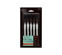 MONT MARTE Ensemble de pinceaux de détail et de Liner, Bois, Standard, L