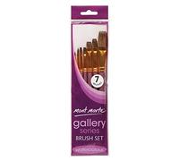MONT MARTE Gallery Series Lot de 7 pinceaux en Bois, Standard, Aquarelle