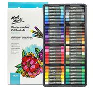 MONT MARTE Lot de 48 pastels à l'huile solubles dans une boîte en étain Signature - 48 couleurs assorties - Excellent mélange et superposition - Livré dans un étui de rangement - Idéal pour l'art,