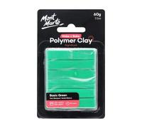 Mont Marte M.M. Make N Bake Pâte polymère Vert basique 60 g