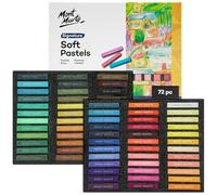 MONT MARTE Pastel Sec - 72 pièces - Kit Craies Pastel doux idéal pour la Peinture Colorée et Expressive - Texture Douce et Crayeuse