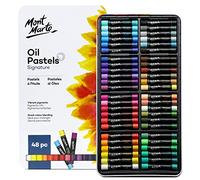 MONT MARTE Pastels à l'huile - 48 Pièces - Pastel Sec Doux pour l'Art - Couleurs intenses, haute Pigmentation - Idéal pour la Peinture et le Dessin