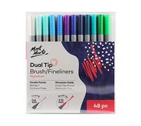 Mont Marte Pinceau double pointe/Fineliners Tri Grip, Naturel, Standard