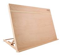 Mont Marte Planche à dessin A3 avec bande élastique en bois de hêtre inclinable avec bande élastique pour sécuriser les travaux.