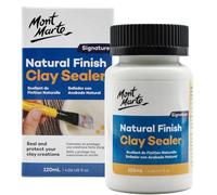 Mont Marte Vernis mat pour Pâte à Modeler - 120 ml | Finition transparente pour bijoux, décorations et sculptures en argile