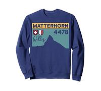 Mont-Matterhorn Escalade Zermatt Randonnée Suisse Cadeaux de randonnée Sweatshirt