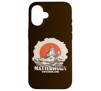 Mont Matterhorn Zermatt Randonnée Visiter la Suisse Cadeaux Coque pour iPhone 16