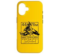 Mont Matterhorn Zermatt Randonnée Visiter la Suisse Cadeaux Coque pour iPhone 16