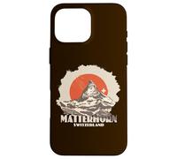 Mont Matterhorn Zermatt Randonnée Visiter la Suisse Cadeaux Coque pour iPhone 16 Pro Max