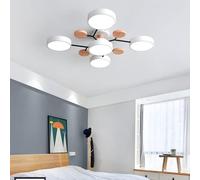 Mont Moderne Mount de Plafond Nordic Blanc LED Circulaire Acrylique 4 CHELLES CHANDELER SPOUTNIK Light avec DÉCORATION DÉCOR