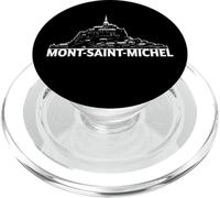 Mont Saint Michel City Skyline Silhouette Croquis Contour PopSockets PopGrip pour MagSafe