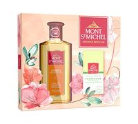 Mont Saint Michel - Coffret 2 Produits - Coffret Cadeau - Eau de Cologne Ambrée Authentique - 250 ml - Savon Cologne Fraîcheur - 125 g