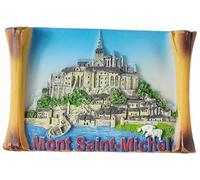 Mont Saint-Michel France Aimant de Réfrigérateur Tourisme Souvenir Touristique Réfrigérateur Décoration 3D Autocollant Magnétique Artisanat