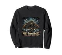 Mont Saint Michel France Gothic Vibes Vintage Inspired Sweatshirt