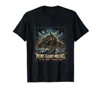 Mont Saint Michel France Gothic Vibes Vintage Inspired T-Shirt