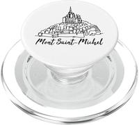 Mont Saint-Michel Normandie France Voyage Vacances Souvenir PopSockets PopGrip pour MagSafe
