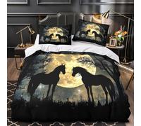 Mont Saint-Michel Parure de Lit 3D Effet Microfibre Ultra Douce Hypoallergique Architecture historique_1 Housse de Couette Fermeture Éclair Douce Confortable for couple amoureux Double（200x200cm）