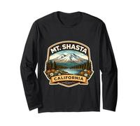 Mont Shasta California Mountain Souvenir Souvenir Randonneur Manche Longue