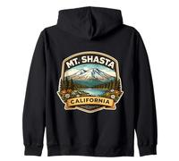Mont Shasta California Mountain Souvenir Souvenir Randonneur Sweat à Capuche