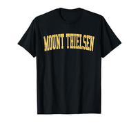 Mont Thielsen vintage doré vieilli style universitaire T-Shirt