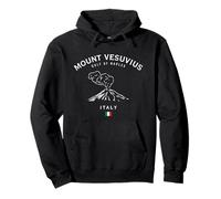Mont Vésuve Golfe de Naples Volcan Italie Drapeau Italien Sweat à Capuche