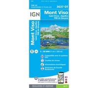 Mont Viso. Saint -Véran. Aiguilles. Parc National Du Queryras 1:25000