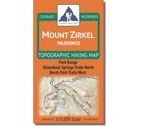 Mont Zirkel Wilderness | Outdoor Trail Maps LLC