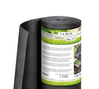 Montafox Toile de paillage 50m² - 150g/m² perméable à l’Eau 1 x 50m en Rouleau - Tissu géotextile Anti Mauvaises Herbes pour Jardin et Gravier