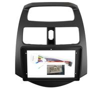 Montage Autoradio Cadre Façade Écran Navigation Android 9 Pouces, Kit Tableau Bord Voiture 2 Din, Cadre Panneau Facial Stéréo pour Daewoo Matiz Creative (M300) 2009-2011