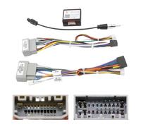 Montage Autoradio Cadre Façade pour Jeep pour Wrangler Rubicon 2008-2010 | 9 pouces autoradio Fascias Android GPS MP5 lecteur stéréo 2 Din unité principale panneau tableau de bord cadre Inst