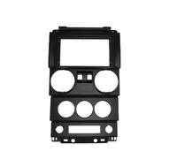 Montage Autoradio Cadre Façade pour Jeep pour Wrangler Rubicon | Kit Montage Tableau Bord, Cadre D'autoradio 9 Pouces, Lecteur Panneau Vidéo, Audio Dash 2 Din 2008 2009 2010
