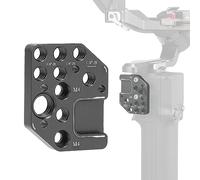 Montage de la plaque d'extension latérale pour DJI RS2/Ronin S/SC/RSC2, plaque d'extension stabilisateur OUZRTG avec trous filetés 1/4 3/8