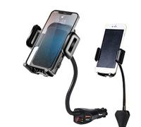 Montage de téléphone de voiture à charge rapide - Lumière à double port USB de 18 W | Accessoire pour tablette mobile Accessoire Auto Dashboard Vent, Power Station Compact pour la conduite de viagg