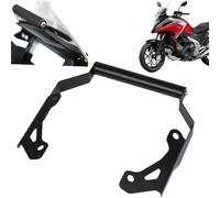 montage de téléphone en aluminium pour moto, support d'amortisseur, positionnement sûr du smartphone, accessoire de moto fiable avec pince réglable pour la croisière sur la route et une expérience de