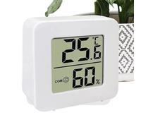Montage de température intérieur - Capteur de de l'air numérique, mini hygromètre Thermo LCD | Tracker d'état de chambre avec écran d'affichage, lecteur environnemental compact pour chamb
