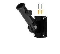 Montage du poteau de drapeau : en aluminium robuste, angle réglable, design durable antirouille | Accessoire de 2,5 cm de diamètre pour les événements sportifs du 4 juillet