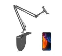 Montage du téléphone au lit - support de clip caché, support de téléphone à fente d'insert flexible | Support de cellules multifonctionnelles pour la tablette de bureau des consoles de jeu | Support m