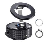 Montage du téléphone d'aspiration - Titulaires de meubles avec aspirateur compact | Support de téléphone portable magnétique à vide | Port de smartphone de 100 mAh pour la capacité des bactéries